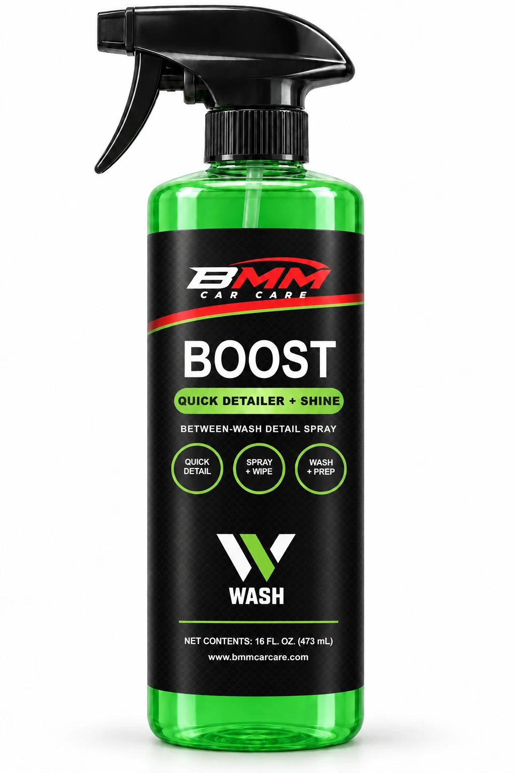 BMM BOOST Quick Detailer + Shine bottle