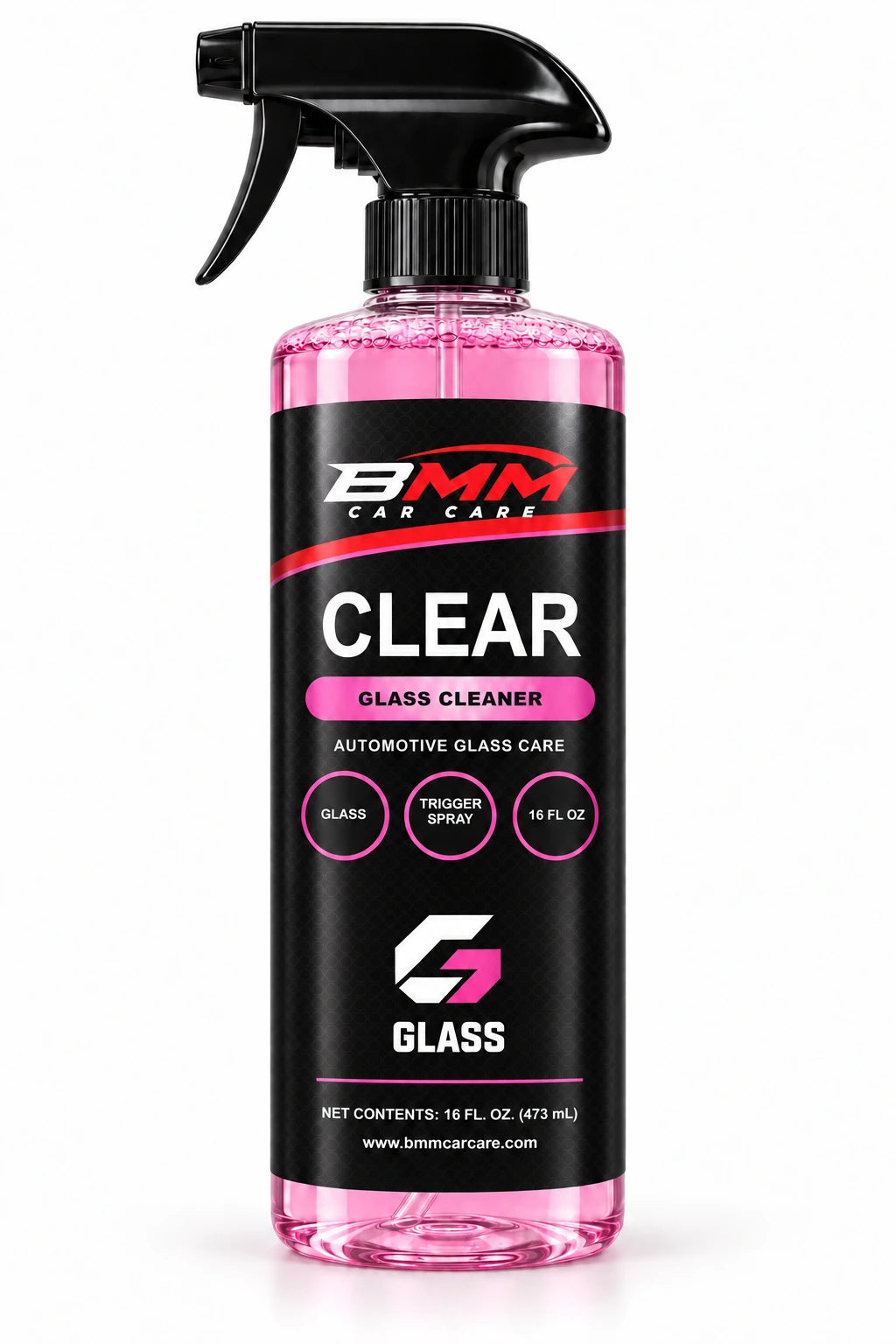 BMM CLEAR Glass Cleaner bottle