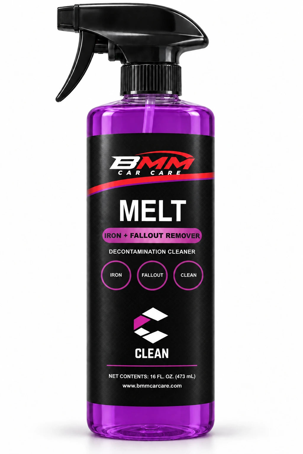 BMM MELT Iron + Fallout Remover bottle