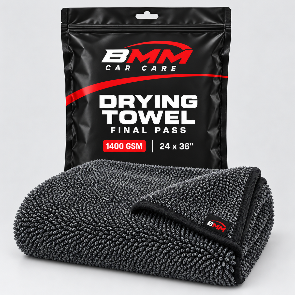 Extra Large Drying Towel | 24" × 36" | 1400 GSM